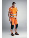 Spodnie robocze odblaskowe Snickers 6243