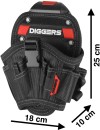 Kabura na wkrętarkę Diggers Medium Drill Holster Pouch DK576