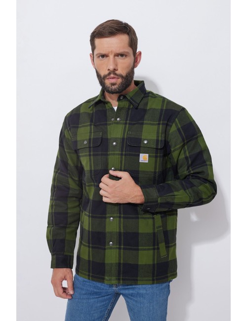 Koszula flanelowa ocieplana Carhartt Heavyweight Flannel Sherpa