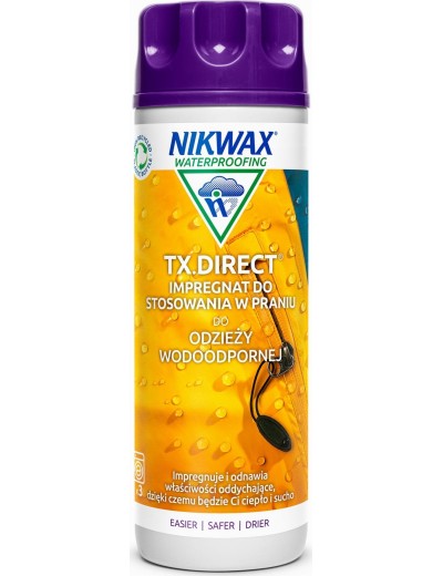 Impregnat do odzieży przeciwdeszczowej Nikwax TX. Direct