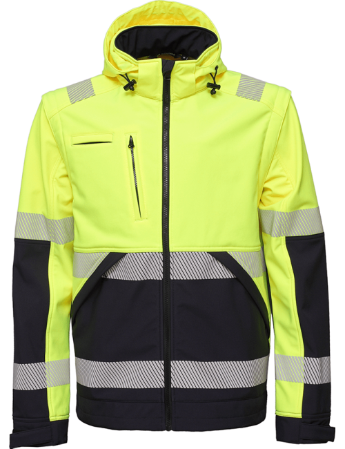 Kurtka softshell odblaskowa Bosafety Valencia C2