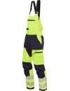 Spodnie robocze ogrodniczki odblaskowe Bosafety Mashup