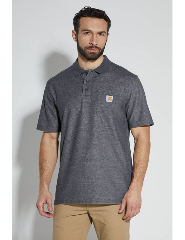 Koszulka polo Carhartt 106685.BLK