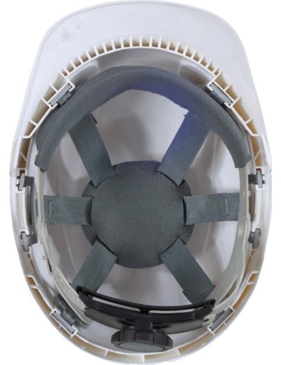 Kask budowlany ochronny Morion z paskiem