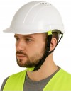 Kask budowlany ochronny Morion z paskiem | Balticbhp.pl