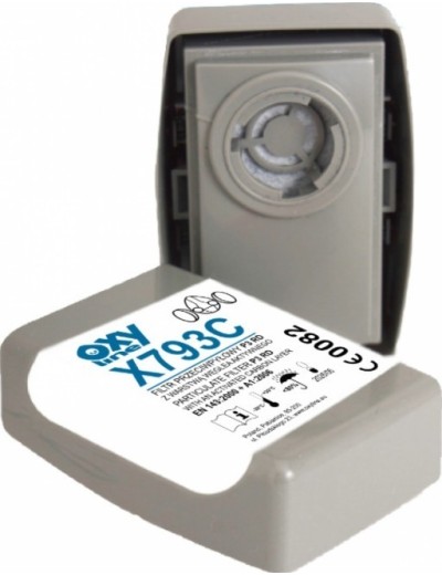 Filtr przeciwpyłowy do maski P3 z węglem aktywnym X793C