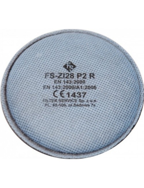Filtr przeciwpyłowy do maski P2 z węglem aktywnym FS-ZI28 P2 R