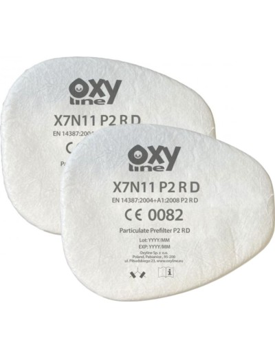 Filtr przeciwpyłowy do maski P2 OXYPRO X7N11 P2 R
