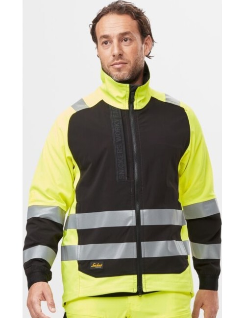 Kurtka softshell męska odblaskowa Snickers 1539