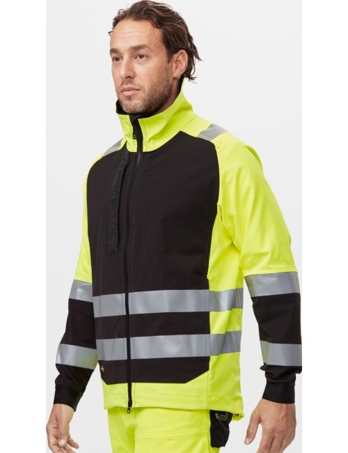 Kurtka softshell męska odblaskowa Snickers 1539