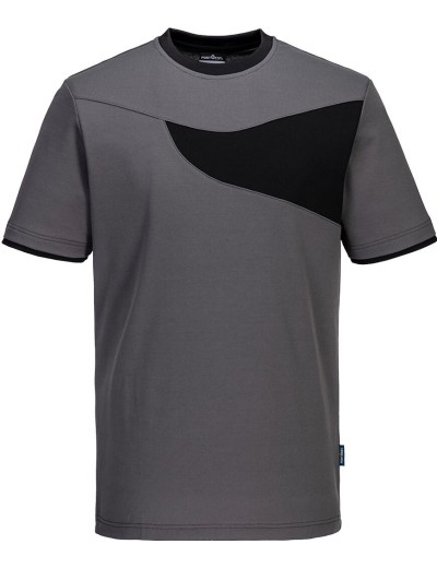 T shirt męski dwukolorowy Portwest PW211