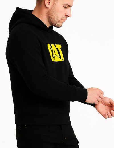 Bluza z kapturem CAT logo | Balticbhp.pl