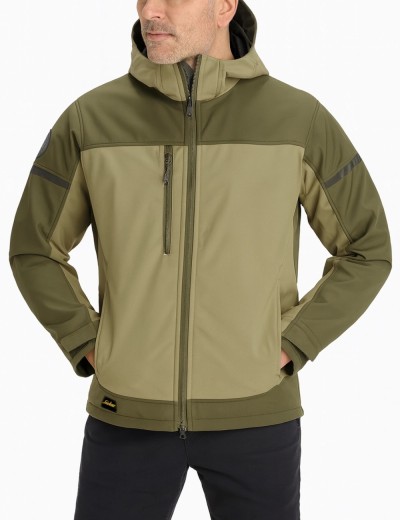Kurtka softshell AllroundWork z kapturem Snickers 1226| Balticbhp.pl