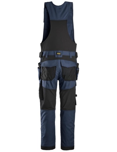 Spodnie robocze ogrodniczki Snickers 6014 Canvas Stretch