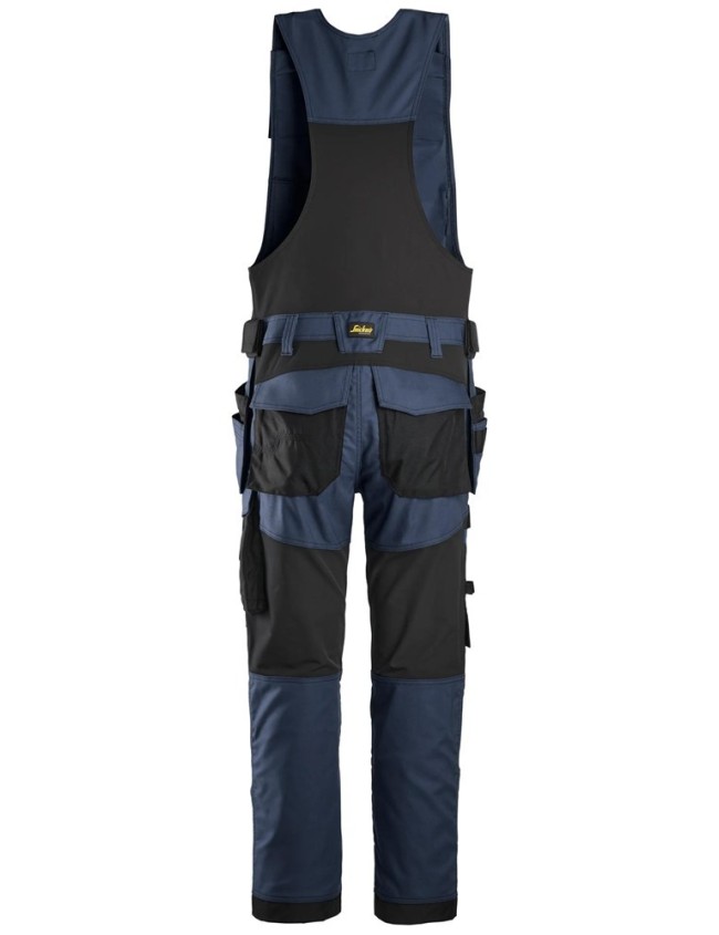 Spodnie robocze ogrodniczki Snickers 6014 Canvas Stretch