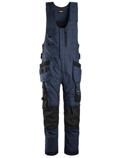 Spodnie robocze ogrodniczki Snickers 6014 Canvas Stretch