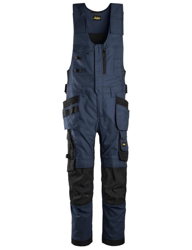 Spodnie robocze ogrodniczki Snickers 6014 Canvas Stretch