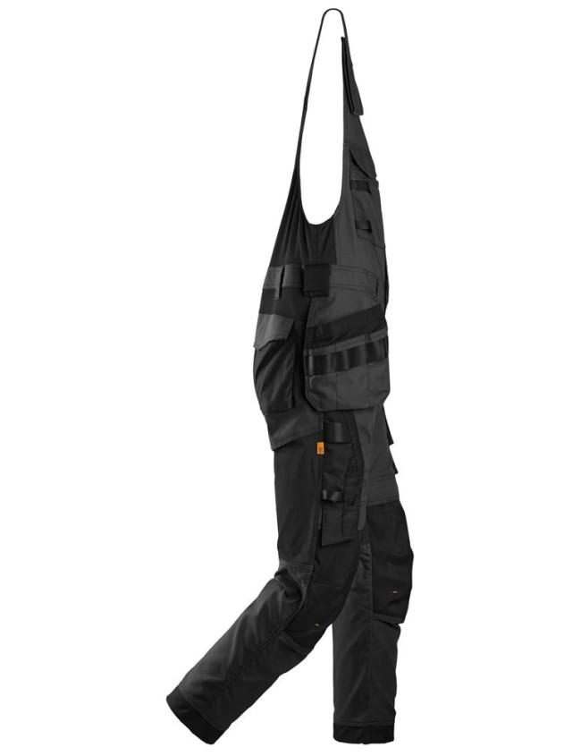Spodnie robocze ogrodniczki Snickers 6014 Canvas Stretch