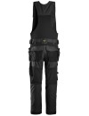 Spodnie robocze ogrodniczki Snickers 6014 Canvas Stretch