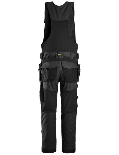 Spodnie robocze ogrodniczki Snickers 6014 Canvas Stretch