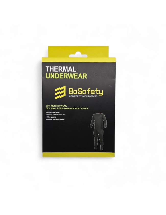 Bielizna termoaktywna z wełny merino Bosafety