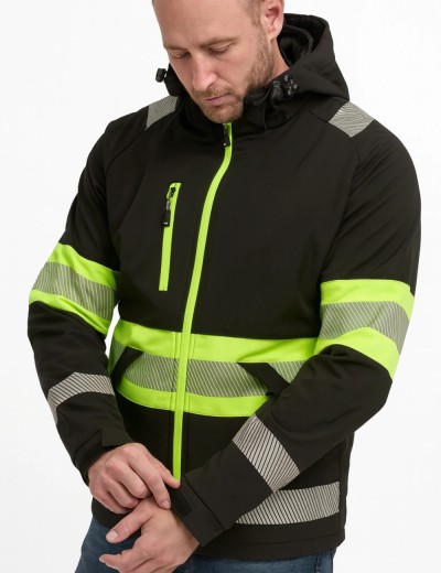 Kurtka softshell odblaskowa Bosafety Valencia C1 | Balticbhp.pl
