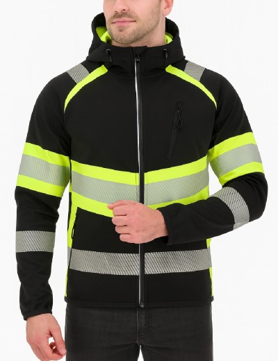 Bluza softshell odblaskowa Bosafety Topek C1 | Balticbhp.pl