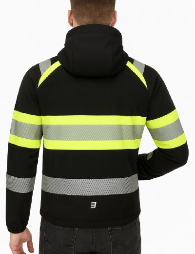 Bluza softshell odblaskowa Bosafety Topek C1 | Balticbhp.pl