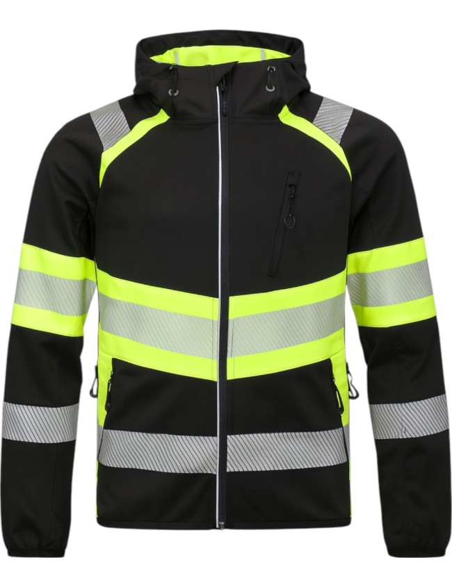 Bluza softshell odblaskowa Bosafety Topek C1 | Balticbhp.pl