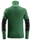 Sweter z wełny Snickers 2905 zielony