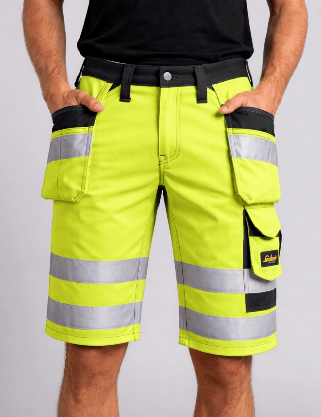 Spodenki robocze Snickers Workwear 3033 Hi-Vis