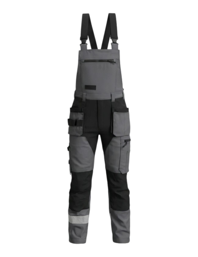 Spodnie robocze ogrodniczki BoSafety Mashup Plus