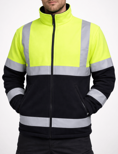 Kurtka polarowa BoSafety Fleece C2 Hi-Vis