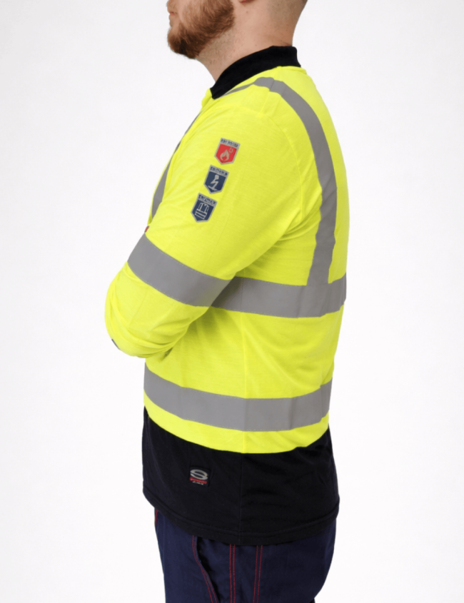 Koszulka trudnopalna z długim rękawem SIR SUPERTECH