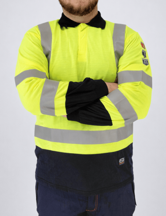 Koszulka trudnopalna z długim rękawem SIR SUPERTECH