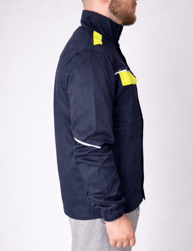 Kurtka trudnopalna odblaskowa SIR Polytech