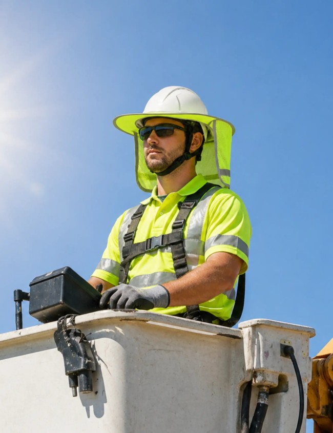 Osłona przeciwsłoneczna do kasku Protekt