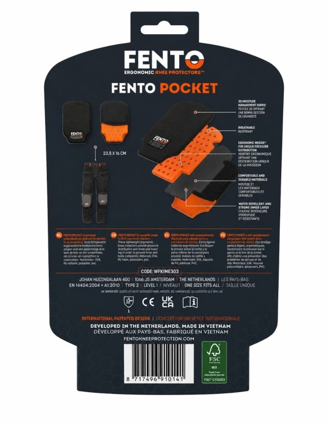 Nakolanniki FENTO POCKET F280100
