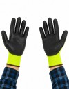 Rękawice antyprzecięciowe X-CUT5 PU YELLOW