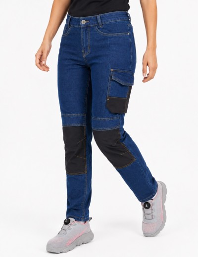 Spodnie robocze damskie jeans L777