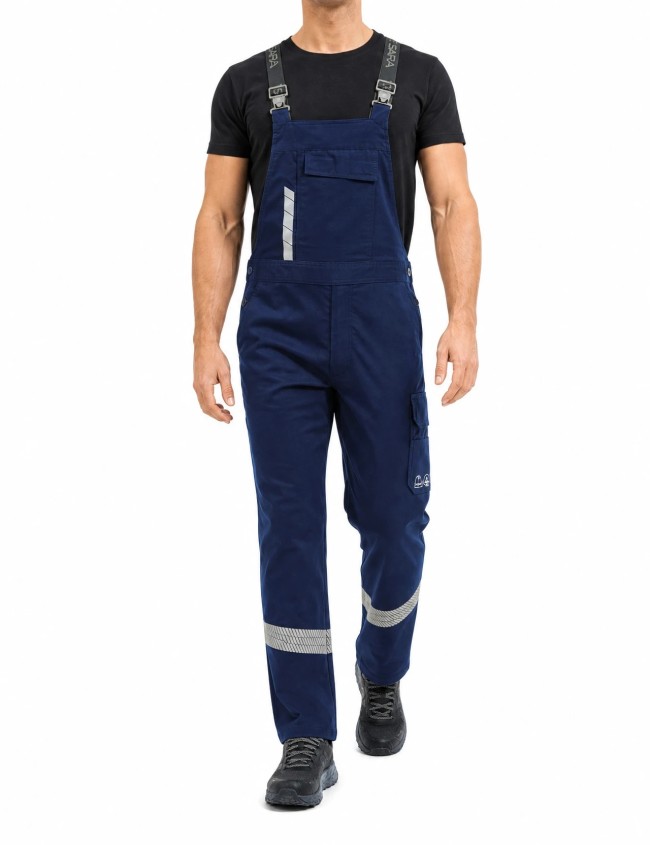 Spodnie robocze ogrodniczki Sara Workwear PIORUN FLEX