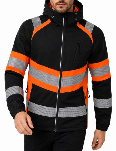 Bluza softshell odblaskowa Bosafety Topek C1
