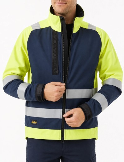 Kurtka softshell męska odblaskowa Snickers 1539