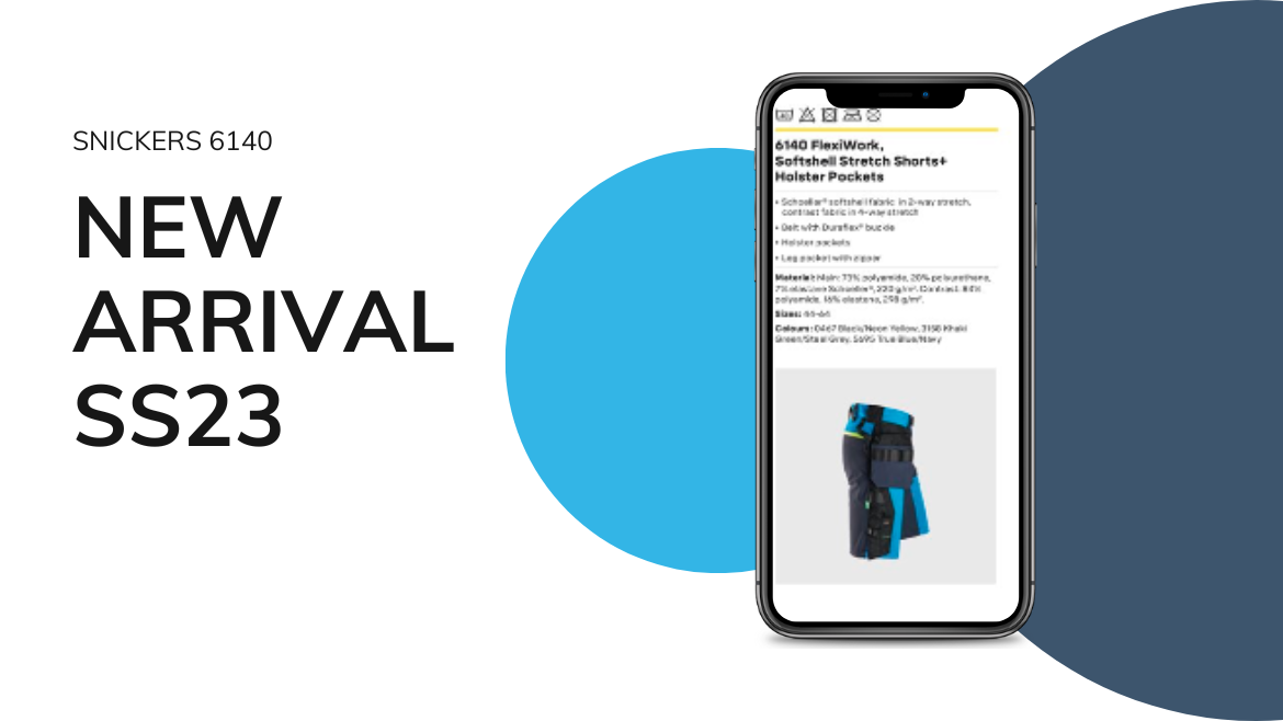 Snickers 6140 spodenki robocze nowy model na sezon 2023