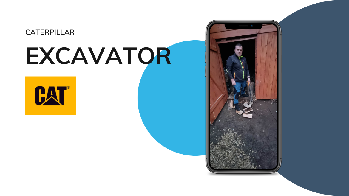 Buty CAT Excavator w pracy cieśli budowlanego